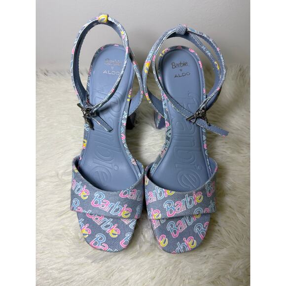 Aldo x Barbie Denim Platform Heels – Brand New - Picture 2 of 16